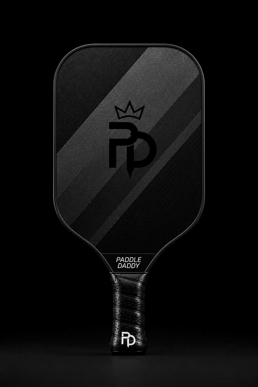 Paddle Daddy Signature Pickleball Paddle in all-black finish